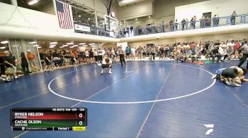 126 lbs Cons. Round 3 - Cache Olson, Westlake vs Ryker Nelson, SYRACUSE