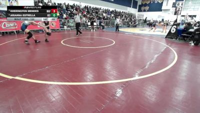 120 lbs Cons. Semi - Arianna Estrella, Hesperia vs Kherington Mendes, Mayfair