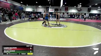 190 lbs Champ. Round 2 - Richie Munoz, Bishop Amat vs Caden Baldwin, Paloma Valley