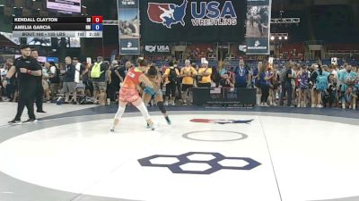 135 lbs Champ. Rd Of 128 - Kendall Clayton, South Dakota vs Amelia Garcia, New Mexico