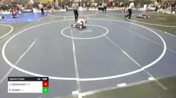 88 lbs Quarterfinal - Jarom Gappmayer, Brighton WC vs Aiden Sweat, Kalispell WC