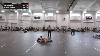 48 lbs Quarterfinal - Calvin Handy, Mat Of Dreams LLC vs Attikus Tucker, Unattached