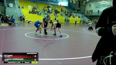 138 lbs Quarterfinal - Ky Dang, McDaniel vs Cassius Lesperance, Grant