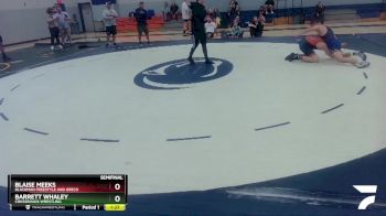 170 lbs Semifinal - Barrett Whaley, Crossroads Wrestling vs Blaise Meeks, Blackman Freestyle And Greco