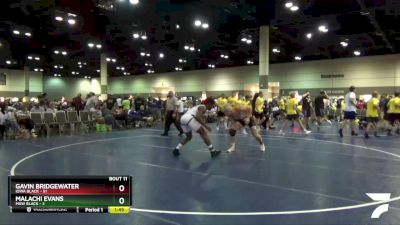 195 lbs Round 4 (6 Team) - Gavin Bridgewater, Iowa Black vs Malachi Evans, MXW Black