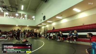 71 lbs Semifinal - Tate Hadsel, Mat Demon Wrestling Club vs Guy Vollans, Wrestling Rhinos Wrestling Club