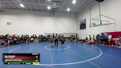 69-74 lbs Round 3 - Kai Spears, Carey Jr High vs Morgan Holthus, CCA