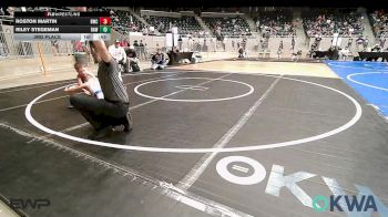 52 lbs 3rd Place - Roston Martin, Berryhill Wrestling Club vs Riley Stegeman, Raw Wrestling Club