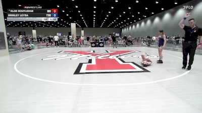 81 lbs Champ. Round 4 - Kloe Routledge, Husky Wrestling Club vs Brinley Leyba, Team Tulsa Wrestling Club