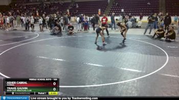 105 lbs Cons. Semi - Asher Cabral, Florida vs Travis Gauvin, Bear Cave Wrestling Club