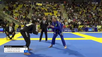 LARISSA DIAS DE ALMEIDA vs AMANDA MAGDA DE OLIVEIRA 2024 World Jiu-Jitsu IBJJF Championship