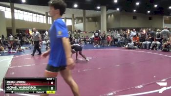 132 lbs Round 4 (6 Team) - Johan Jorrin, BHWC/ Florida Supreme vs Michael Washington, North Desoto Wrestling Academy