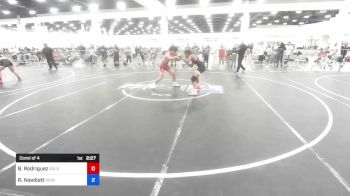 132 lbs Consi Of 4 - Brennen Rodriguez, Gold Rush Wrestling vs Roshan Nawbatt, Royalty WC