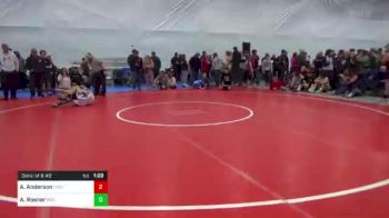 130 lbs Consi Of 8 #2 - Austin Anderson, East Berlin vs Anthony Rosner, Irwin