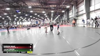 60 lbs Rd# 7- 10:45am Saturday Final Pool - Lucas Spicer, Ranger Wrestling Club vs Karson Waag, Oklahoma Outlaws Red