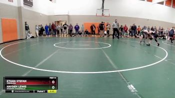 120 lbs Cons. Round 3 - HAYDEN LEWIS, Madison (Mansfield) vs Ethan Stefan, Vermilion