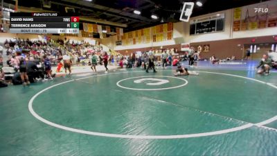 75 lbs Cons. Round 1 - Terrence Aragon, Poway Elite vs David Hang, The Valley Wrestling Club
