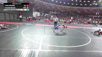 75 lbs Cons. Round 4 - Kallen Miller, Parkview Albany Youth Wrestling vs Cole Wegner, JJ`s Club Wrestling