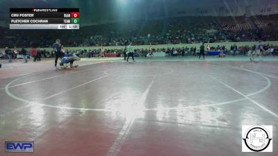 96 lbs Quarterfinal - Cru Foster, Blanchard High School vs Fletcher Cochran, Team Choctaw