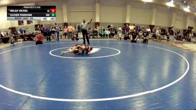 58 lbs 5th Place Match - Oliver Parsons, VA Elite vs Selah Sickel, Falls Church