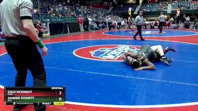 5A-165 lbs Semifinal - Zach McKnight, Cass vs Xander Dossett, Ola