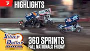 Highlights | 2025 Fall Nationals Friday at Silver Dollar Speedway