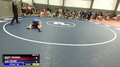 138 lbs Semifinal - Wyatt Trogden, NWWC vs Alec Fraser, Askeo International Mat Club