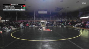 120 lbs 1st Place Match - Arcadius Cruz, Orting vs Carson Leonard, Lakeland High School