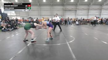 120-132 lbs Round 1 - Tera Hunter, GLENOAK vs Gracen Brockett, Ashland