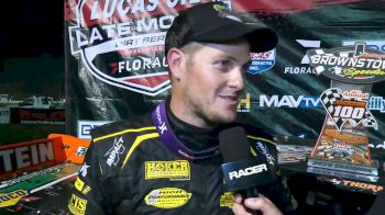 Ricky Thornton Jr Reacts To Jackson 100 Win At Brownstown