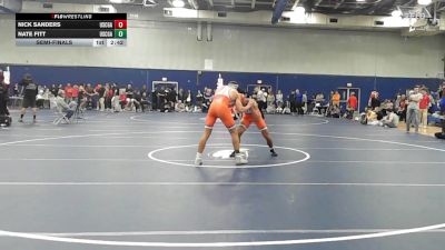 149 lbs Semifinal - Nick Sanders, Coast Guard vs Nate Fitt, Coast Guard