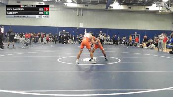 149 lbs Semifinal - Nick Sanders, Coast Guard vs Nate Fitt, Coast Guard
