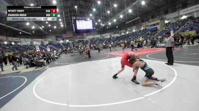 120 lbs Consolation - Wyatt Eddy, Other Team vs Zandon Ness, Ridge WC