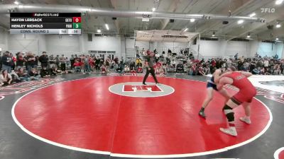 150 lbs Cons. Round 2 - Henley Nichols, Palmer Ridge vs Haydn Lebsack, Eaton