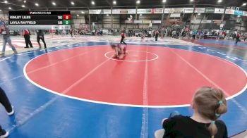 130 lbs Champ. Round 2 - Layla Rayfield, Darkhorse vs Kinley Liles, Terry Wrestling Club