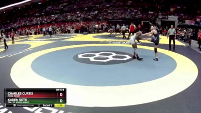 D1-138 lbs Quarterfinal - Charles Curtis, Mass. Perry vs Kaden Soto, Tol. St. John`s Jesuit