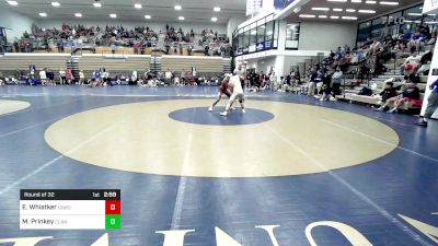 133 lbs Round Of 32 - Elijah Whiatker, Unrostered- Coatesville vs Mason Prinkey, Clarion