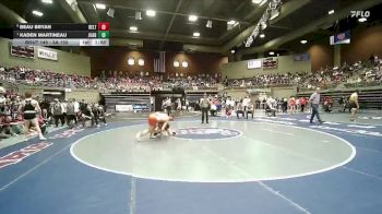 3A 150 lbs Quarterfinal - Kaden Martineau, Juab vs Beau Bryan, Delta