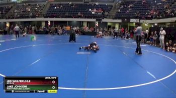 70 lbs Cons. Semi - Jake Johnson, Moen Wrestling Academy vs Jed Wulfekuhle, DC Elite