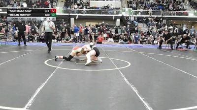 145 lbs Semifinal - Gabriella Kiely, Stratford vs Regan Murphy, Canton
