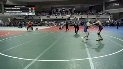 115 lbs Champ. Round 1 - Zaine Armendariz, Thief River Falls vs Keegan Wagner, Wabasso
