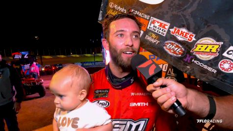 Tanner Thorson Reacts After Path Valley Kubota High Limit Win