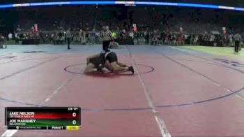 D3-171 lbs Champ. Round 1 - Joe Mahaney, Williamston vs Jake Nelson, Tri County Area HS