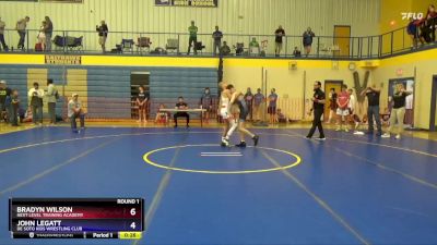 94ex-100 lbs Round 1 - Bradyn Wilson, Next Level Training Academy vs John Legatt, De Soto Kids Wrestling Club