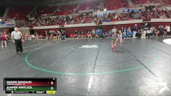 126 lbs 2nd Wrestleback And Semi-finals (16 Team) - Anaveh Gonzales, Lubbock Cooper vs Summer Whitlock, Frisco