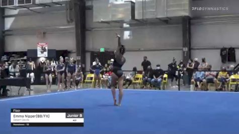 Emma Nipper(BB/FX) - Floor, Desert Devils - 2021 Region 1 Women's Championships