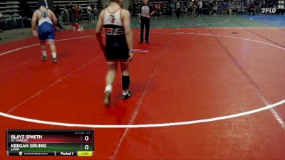 215 lbs Quarterfinal - Blayz Spaeth, St. Charles vs Keegan Grunig, LCWM