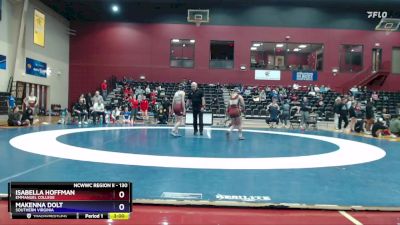 130 lbs Champ. Round 1 - Isabella Hoffman, Emmanuel College vs Makenna Dolt, Southern Virginia