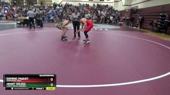 JV-30 lbs Quarterfinal - Dominic Paquet, Davenport West vs Henry Wilkes, Cedar Rapids Kennedy