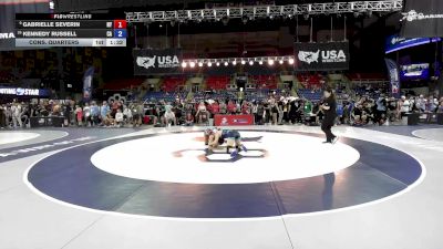 120 lbs Cons. Quarters - Gabrielle Severin, NY vs Kennedy Russell, CA